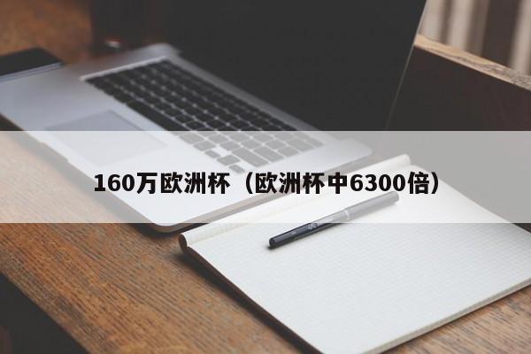 160万欧洲杯（欧洲杯中6300倍）