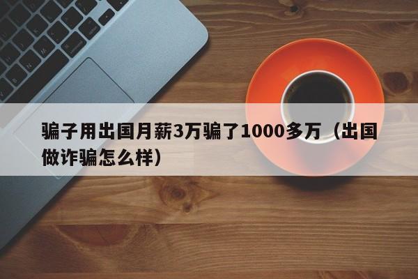 骗子用出国月薪3万骗了1000多万（出国做诈骗怎么样）